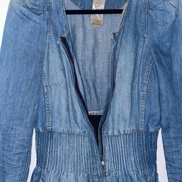 Isabel Marant Etoile Denim Long Sleeve Denim Jean Dress Size 1 - Picture 5 of 10